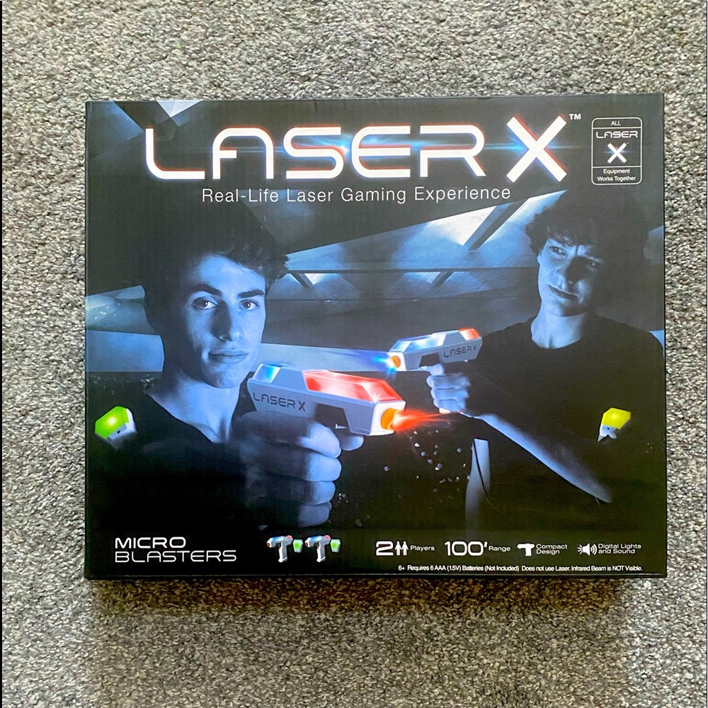 🆕Laser x laser tag game new in box